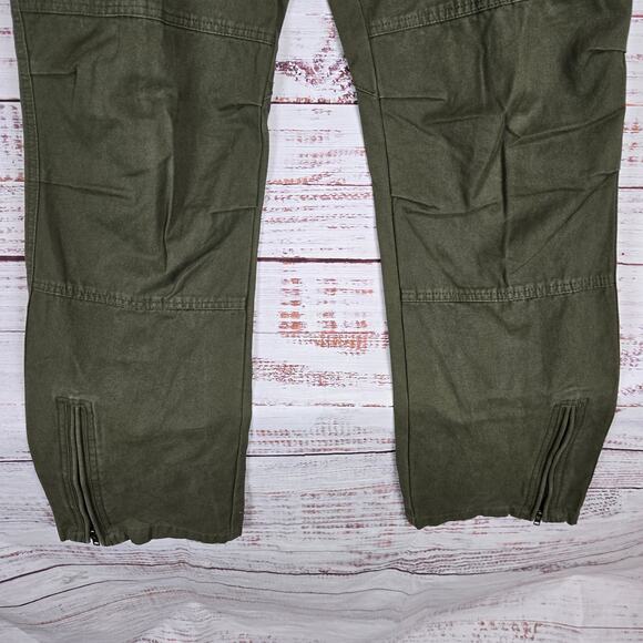 Union Army Men's Green Cargo Tactical Pants 31 Airborne Military Utility Pockets - Picture 3 of 12
